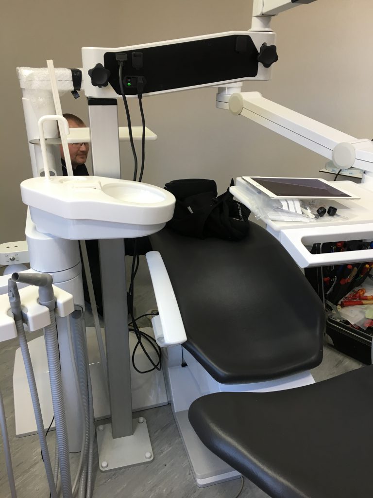 Flexion Dentalmikroskop Bodenmontage